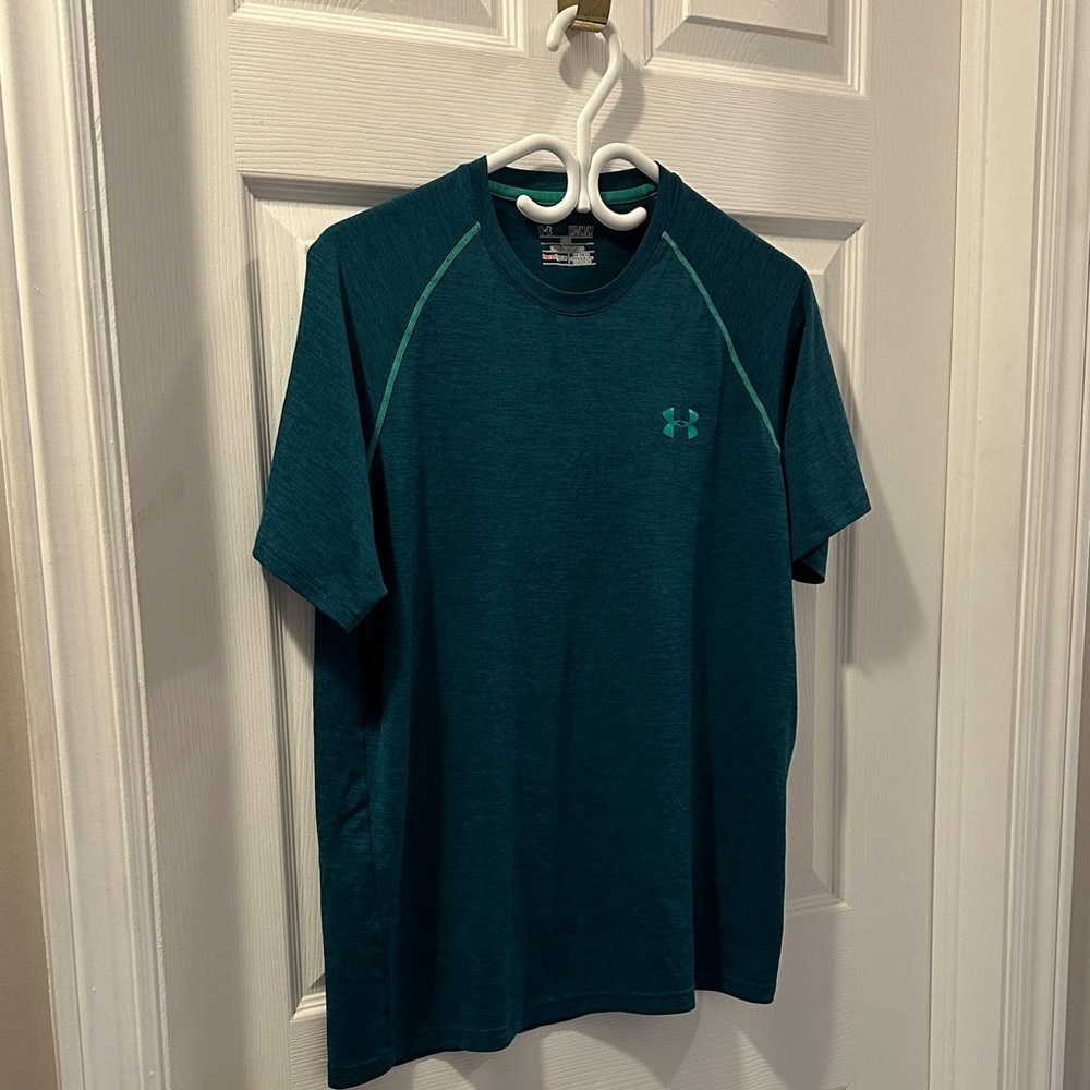 UNDER ARMOUR Y2K Streetwear Blue Performance Tshirt Sz M